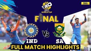 IND Vs SA Highlights Full Match Team India Become Champions I T20 World Cup 2024 Final Highlights [upl. by Atikin]