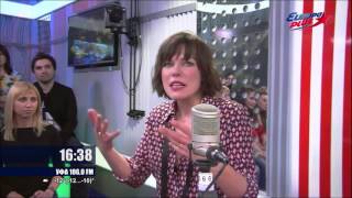 Milla Jovovich interview on Russian Radio [upl. by Enilegnave]