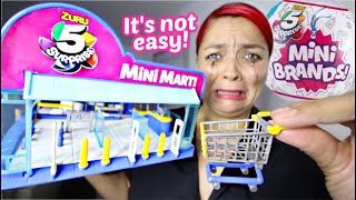 TRYING To Build MINI BRANDS Mini Mart [upl. by Paulina]