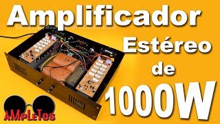 Amplificador zener estéreo de 1000 watts [upl. by Tobi]