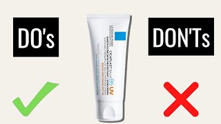 How To Use La Roche Posay Cicaplast Baume B5 UV SPF50 [upl. by Runck]