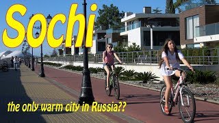 Sochi Russia 4K City  People  Sights [upl. by Lleryd]