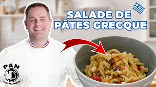 INCROYABLE salade de pâtes grecque santé en moins de 10 min [upl. by Aicitel]