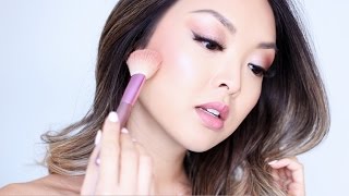 HOW TO Apply Blush Bronzer amp Highlighter For Beginners  chiutips [upl. by Ylnevaeh]