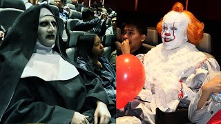 FUNNIEST Scare Pranks COMPILATION  Pennywise VS Valak Whos Scarier [upl. by Eenerb327]