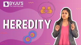 Heredity  Learn with BYJUS [upl. by Airdnaxila]