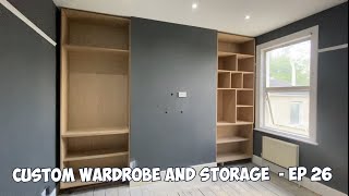 Building custom wardrobes and storage  Ep 26 [upl. by Fernandes464]