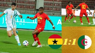 Ghana vs Algeria 11 Full Match Highlights and Goals AFCON U23 QUALIFERS [upl. by Navarro]