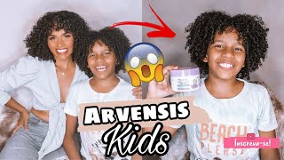 COMO DEFINIR CACHOS DE CRIANÇA  ARVENSIS KIDS [upl. by Einnahpets]