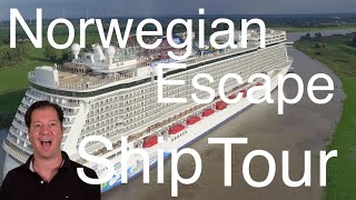 Norwegian Escape Review  Full Walkthrough  Ship Tour  Norwegian Cruise Line [upl. by Llewsor300]