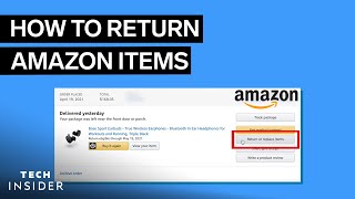 How To Return Amazon Items [upl. by Ylrebmik]