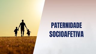 Paternidade socioafetiva [upl. by Craig]