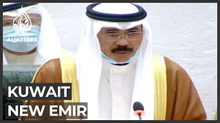 Kuwait swears in new emir after Sheikh Sabah’s death [upl. by Yenaffit]