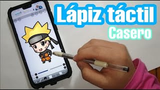 Como hacer un lápiz táctil Para Dibujar  Paso a paso  Super facil [upl. by Sualocin498]