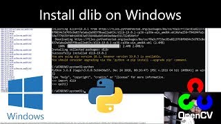 How to install Dlib library for Python 3 on Windows [upl. by Ahsercel]