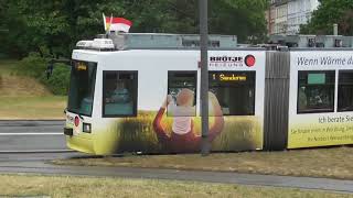 Straßenbahn Würzburg am Hauptbahnhof [upl. by Liryc]