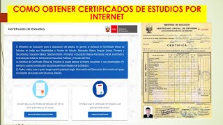 Como tramitar certificados de estudios por internet [upl. by Aneehsat]