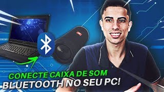 Como conectar CAIXA DE SOM BLUETOOTH no PC [upl. by Luar]