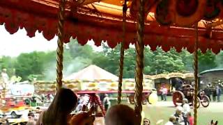 ride on steam carousel at strumpshaw 2010 [upl. by Rothberg513]