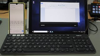 Logitech K780  The MultiDevice Wireless Keyboard [upl. by Nedia]