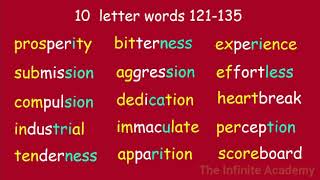 10 letter words  Decoded  200 words [upl. by Huai]