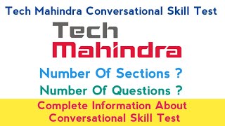 Tech Mahindra Conversational Skill Test Pattern  Smart Learning [upl. by Eendyc762]