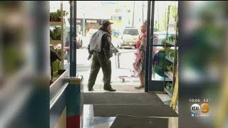 Caught On Camera Shoplifter Vs Security Guard [upl. by Ailito442]