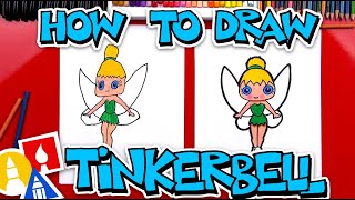 How To Draw A Cartoon Tinkerbell [upl. by Trebmal271]