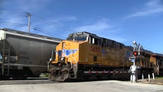 Union Pacific Freight Trains  West Allis [upl. by Eyla]