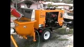 REED A30HP Rockmaster Concrete Pump [upl. by Krissy]