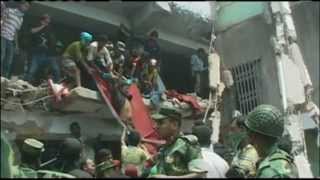 Bangladesh Factory Collapse [upl. by Elleinahc85]