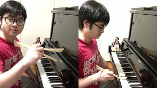 Chopsticks on Piano Literally [upl. by Naejarual767]