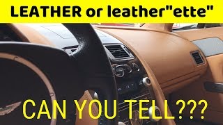 Leather or quotLeatherettequot  Can you tell the difference What is your car interior made of [upl. by Van591]