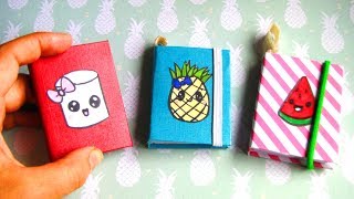 DIY MINI NOTEBOOKS  Makkelijke Kawaii Notitieboekjes How to [upl. by Hareenum122]