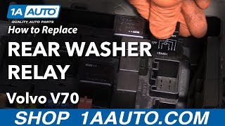 How to Replace Relay 9807 Volvo V70 [upl. by Ahsad]