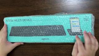 Logitech K375s Wireless Bluetooth Multi Device Keyboard Unboxing and Overview [upl. by Monty]