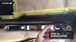 How to use Anti Gravel Underbody Coating Stone Chip Spray  MOTIP [upl. by Odom]