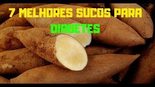 Os 7 Melhores Sucos para Controlar Diabetes – O Número 5 você Nem Imaginava BATATA YACON [upl. by Ahsinroc61]