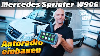 Mercedes Sprinter W906  Autoradio einbauen  ARS24 [upl. by Annaeel]