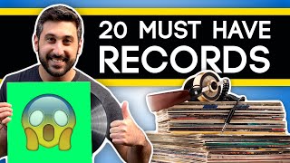 Top 20 Records You Need For Your Vinyl Collection  Essential Albums To Own Rock Jazz Rap Indie [upl. by Gavriella]