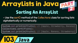 ArrayLists in Java Part 2 [upl. by Irep]