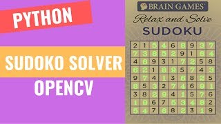 Sudoku Solver  OpenCV Python Projects [upl. by Ennylcaj601]