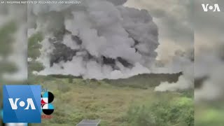 Timelapse Footage of Eruption From Inside Taal Volcano [upl. by Jenne]