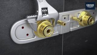 GROHE  RainShower SmartControl  Installation Video [upl. by Ainezey]