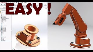 Solidworks Complete Tutorial  ARM ROBOT  ABB  1 BASE [upl. by Innoc]