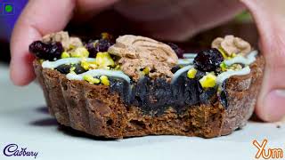 StepbyStep Cadbury Eggless Chocolate Tart Recipe  Desserts Corner [upl. by Hadlee]