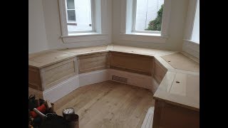 How To Make A Banquette Bench W Storage Part 1 [upl. by Barron]