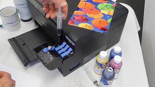 How to Setup your Epson Ecotank Printer with Inktec Sublimation Ink [upl. by Morissa]