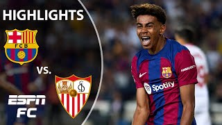 Barcelona vs Sevilla  LALIGA Highlights  ESPN FC [upl. by Nayarb]