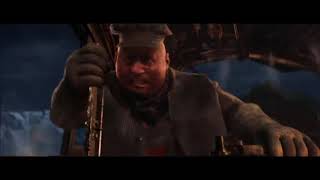 Train in Steep Downhill scene  The Polar Express2004  720p  Tom Hanks [upl. by Idnahs830]